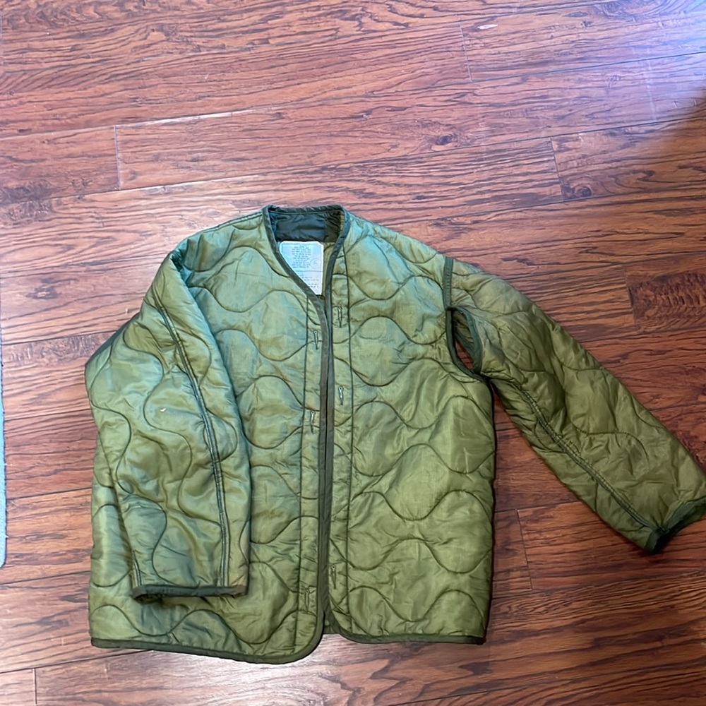 Retro military jacket liner